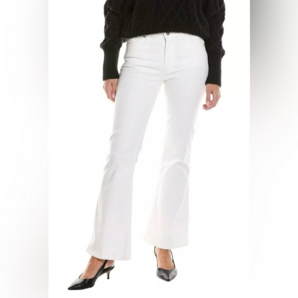 Frame Denim White Le Easy Flare Jean Jeans Size 30 NEW NWT